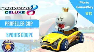 Mario Kart 8 Deluxe - KING BOO Driving SPORTS COUPE (50CC) - Propeller Cup | NO COMMENTARY