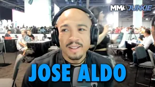 Jose Aldo Reacts to UFC Hall of Fame Induction: 'This Was Very Emotional For Me'