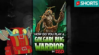 Learn to play as a Golgari Bug Warrior in 1 Minute! #shorts #dnd5e #dnd #dungeonsanddragons