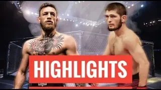 Khabib Nurmagomedov VS conor mcgregor highlights - HD