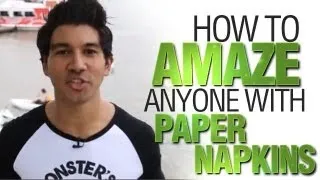 Learn Magic Tricks: How To Amaze Anyone With Paper Napkins!