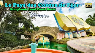 Le Pays des Contes de Fées -  Storybook Land Canal Boats On Ride 4K POV Disneyland Paris 2023 08 18