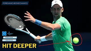 The SECRET To Hitting Forehands DEEPER And AVOIDING SHORT Balls