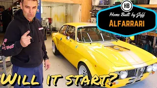 Will it start? - Ferrari engined Alfa 105 Alfarrari build part 194