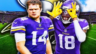 Sam Darnold Career Revival as a VIKING | Madden 24 Realistic Rebuild