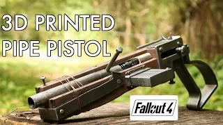 Fallout 4 Pipe Pistol 3D Printed!