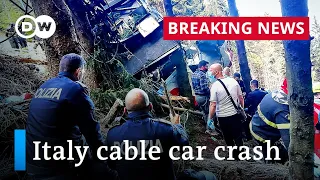 At least nine dead after cable car drops in the Italian Alps | DW News