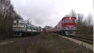 Обкатка дизель-поезда ДР1А-300 / Test run of DR1A-300