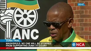 Magashule: No one will be stopped from supporting Zuma