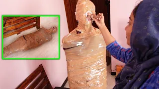 PAMI PACKED ME WITH CELLO TAPE..🔥🔥 GONE WRONG..😳 (PRANK)