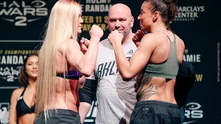 Holly Holm vs. Germaine de Randamie UFC 208 Staredown