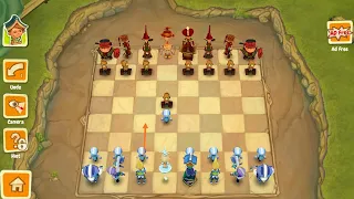 Beating Toon Clash Chess Queen Gambit Accepted ! Master level