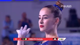 Carlotta Ferlito (ITA) - Floor (GOLD) (Corpo libero) - Event final - Universiade Napoli 2019