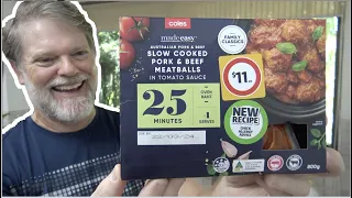 Coles Made Easy Pork and Beef Meatballs Taste Test + Recipe!