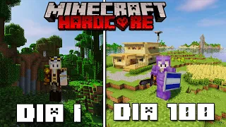 SOBREVIVI 100 DIAS NO MINECRAFT HARDCORE