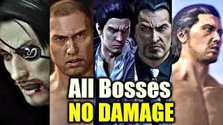 YAKUZA 5 - ALL BOSSES - NO DAMAGE [No Inventory  /  No NG+  /  HARD]