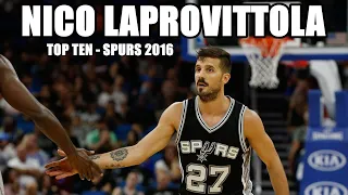 NBA | Top ten de Nico LAPROVITTOLA en SAN ANTONIO SPURS