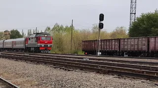 ТЭП70БС-280 с поездом 109С Анапа-Москва