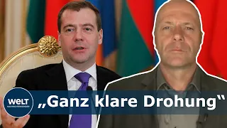 UKRAINE-KRIEG: Maulheld Medwedew droht und fordert totale Kapitulation | WELT Analyse