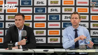 Presskonferensen efter SM-final 3:7