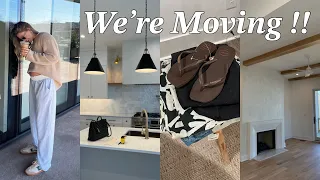 WE'RE MOVING!! sneak peek of the new place + mini spring haul + prepping for the move!