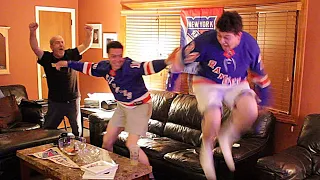 Rangers Fan Reaction - Game 7 - Penguins vs Rangers (OT Reaction)