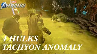 GAMMA TSUNAMI!! 4 HULKS TACHYON ANOMALY | Marvel's Avengers