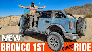 Ford Bronco BADLANDS MT 2.3L | Off-roading in desert / ride-along