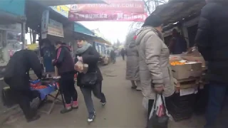 2019-11-27 Ринок на вулиці Зодчих Борщагівка Київ / Kyiv Zodchykh street Market 4K 2160p