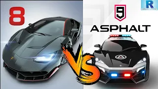 ASPHALT 9 V/S ASPHALT 8 | Asphalt 9 VS Asphalt 8  Comparison Video Which is Best? | ASPHALT 9.