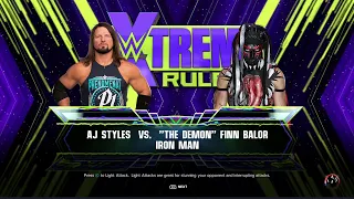 WWE 2K23 Aj Styles Vs "Demon" Finn Balor