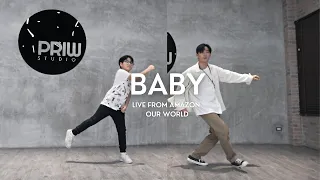 Justin Bieber - Baby (live from Amazon Our World) | Choreography by Tom | Priw Stidio