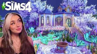 Every Tiny Castle Is A Different Fairy Type In The Sims 4 Challenge │ Crystal Fairy  │ Speedbuild