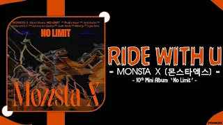 MONSTA X (몬스타엑스) - 'Ride With U' | Easy Lyrics