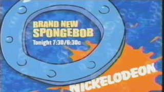 Nickelodeon SpongeBob: I had an accident Promo (2003)