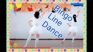 Bingo (빙고)Line Dance(韓曲)排舞(示範:蔡碧娥老師&阿鳳)背面