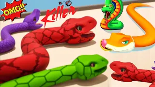 Colorful snake: match color gameplay Android, iOS All Levels #colorfulsnakematchcolor