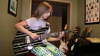 Enter Sandman - Metallica Guitar Cover - 12 year old guitarist