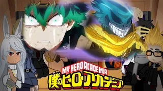 BNHA pro heroes react to future Deku! [] Part 1 [] SPOILERS [] Emi Hani