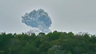 What happened in Japan! The frightening eruption of the Sakurajima volcano!