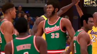 NBA 2K24 (PS5) All-Time Bucks vs. All-Time Lakers [4K ULTRA HD | GODLIKE QUALITY]