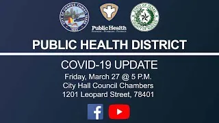 Public Health District Covid-19 Update March 30, 2020