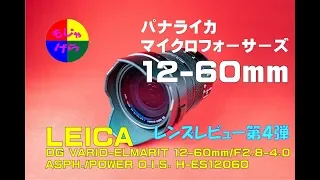パナライカ Panasonic LEICA DG VARIO-ELMARIT 12-60mm/F2.8-4.0 ASPH 【4K60】もじゃげらのカメラ・レンズシリーズ第五弾