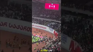 Georgia fans storm pitch after qualifying to EURO2024 for the first time | Georgia-Greece 27.3.2024