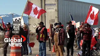 “Axe the Tax!” protesters halt traffic across Canada in opposition to carbon price hike