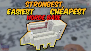 7 Days to Die - the BEST CHEAPEST HORDE BASE vs day 7000 | Tips and Tricks Building | Alpha 19