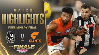 Collingwood v GWS Giants Highlights | Preliminary Final, 2023 | AFL