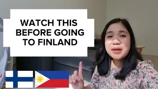 What I can advise to people going to Finland