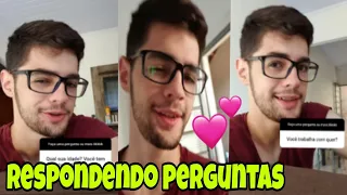 🌟Stories do Estevão Mazetto respondendo perguntas 😍