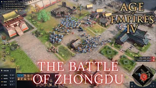 Age Of Empires 4 - THE BATTLE OF ZHONGDU (Hard)